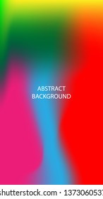 Gradient mesh abstract background. Blurred bright colors mesh background - vector