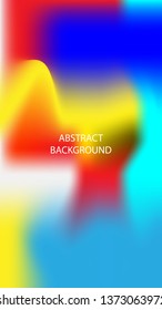 Gradient mesh abstract background. Blurred bright colors mesh background - vector