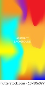 Gradient mesh abstract background. Blurred bright colors mesh background - vector