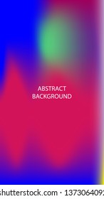 Gradient mesh abstract background. Blurred bright colors mesh background - vector