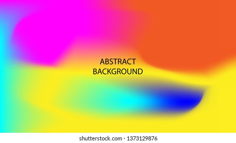 Gradient mesh abstract background. Blurred bright colors mesh background - vector