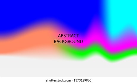 Gradient mesh abstract background. Blurred bright colors mesh background - vector