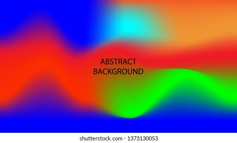 Gradient mesh abstract background. Blurred bright colors mesh background - vector