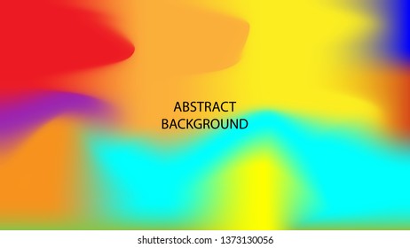 Gradient mesh abstract background. Blurred bright colors mesh background - vector