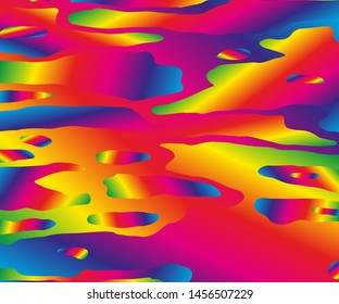 Gradient mesh abstract background. Blurred bright colors, colorful rainbow pattern. Multicolored fluid shapes for Web and Mobile Applications, social media, modern decoration Vector illustration
