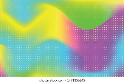 
Gradient mesh abstract background. Blurred bright colors mesh background. Vivid smooth mesh blurred futuristic template. Trendy creative vector. Intense blank Holographic spectrum gradient  for cover
