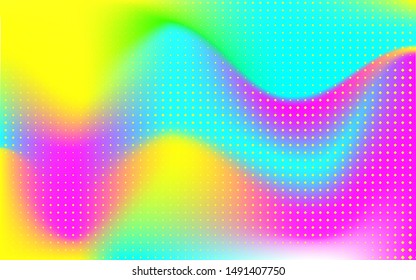 
Gradient mesh abstract background. Blurred bright colors mesh background. Vivid smooth mesh blurred futuristic template. Trendy creative vector. Intense blank Holographic spectrum gradient  for cover