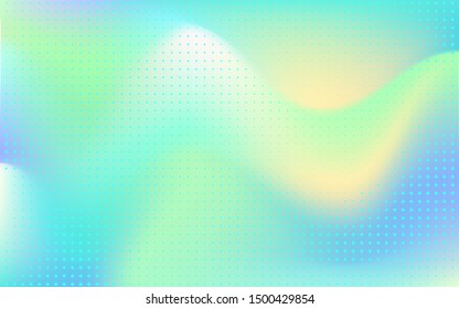 Gradient mesh abstract background. Blurred bright colors mesh background. Vivid smooth mesh blurred futuristic template. Trendy creative vector. Intense blank Holographic spectrum gradient  for cover