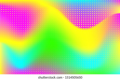 
Gradient mesh abstract background. Blurred bright colors mesh background. Vivid smooth mesh blurred futuristic template. Trendy creative vector. Intense blank Holographic spectrum gradient  for cover