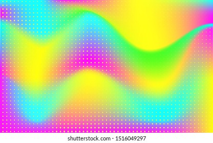 
Gradient mesh abstract background. Blurred bright colors mesh background. Vivid smooth mesh blurred futuristic template. Trendy creative vector. Intense blank Holographic spectrum gradient  for cover