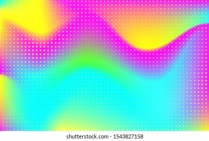 
Gradient mesh abstract background. Blurred bright colors mesh background. Vivid smooth mesh blurred futuristic template. Trendy creative vector. Intense blank Holographic spectrum gradient  for cover