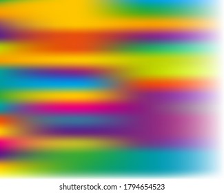Gradient mesh abstract background. Blurred bright colors, colorful rainbow pattern. Multicolored fluid shapes for Web and Mobile Applications, social media, modern decoration Vector illustration
