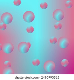 Gradient mesh abstract background. Blurred backdrop with simple muffled colors. Medium pink violet gold orange dark light gray. Wave background line lines circle circles..