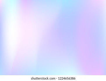 Gradient mesh abstract background. Colorful holographic backdrop with gradient mesh. 90s, 80s retro style. Iridescent graphic template for brochure, banner, wallpaper, mobile screen.