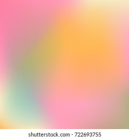 Gradient mesh abstract background. Colorful fluid shapes for poster, banner, flyer and presentation. Trendy soft colors and smooth blend. Modern template with gradient mesh for screens and mobile app