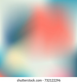 Gradient mesh abstract background. Colorful fluid shapes for poster, banner, flyer and presentation. Trendy soft colors and smooth blend. Modern template with gradient mesh for screens and mobile app