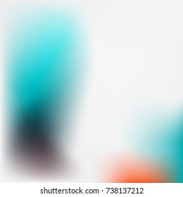 Gradient mesh abstract background. Colorful fluid shapes for poster, banner, flyer and presentation. Trendy soft colors and smooth blend. Modern template with gradient mesh for screens and mobile app