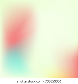 Gradient mesh abstract background. Colorful fluid shapes for poster, banner, flyer and presentation. Trendy soft colors and smooth blend. Modern template with gradient mesh for screens and mobile app