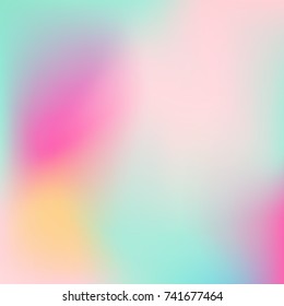 Gradient mesh abstract background. Colorful fluid shapes for poster, banner, flyer and presentation. Trendy soft colors and smooth blend. Modern template with gradient mesh for screens and mobile app