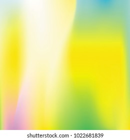 Gradient mesh abstract background. Futuristic holographic backdrop with gradient mesh. 90s, 80s retro style. Pearlescent graphic template for brochure, flyer, poster design, wallpaper, mobile screen.