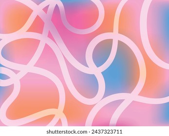 Fondo abstracto de malla de degradado. Fondo holográfico futurista con malla degradada. 90, 80 estilo retro. Plantilla gráfica iridiscente para folleto, volante, diseño de póster, papel pintado, pantalla móvil.