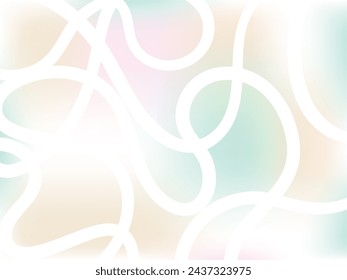 Gradient mesh abstract background. Futuristic holographic backdrop with gradient mesh. 90s, 80s retro style. Iridescent graphic template for brochure, flyer, poster design, wallpaper, mobile screen.