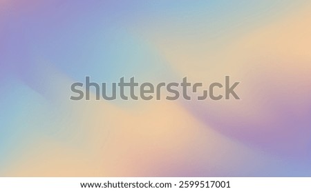 Gradient mesh abstract background. Futuristic holographic backdrop with gradient mesh. 90s, 80s retro style. Iridescent graphic template