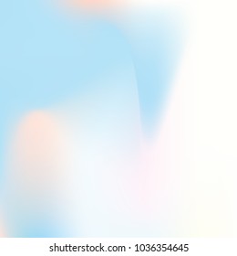 Gradient mesh abstract background. Liquid holographic backdrop with gradient mesh. 90s, 80s retro style. Iridescent graphic template for banner, flyer, cover design, mobile interface, web app.