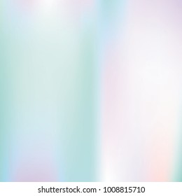 Gradient mesh abstract background. Minimal holographic backdrop with gradient mesh. 90s, 80s retro style. Iridescent graphic template for brochure, flyer, poster design, wallpaper, mobile screen.