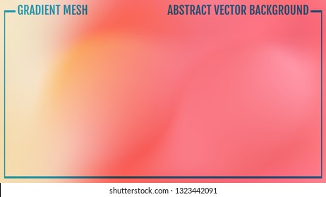 Gradient mesh abstract background. Modern screen vector design for mobile app or user interface. Business backdrop. Trendy concept for your graphic design, banner or poster