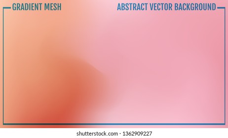 Gradient mesh abstract background. Modern screen vector design for mobile app or user interface. Business backdrop. Trendy concept for your graphic design, banner or poster