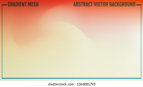 Gradient mesh abstract background. Modern screen vector design for mobile app or user interface. Business backdrop. Trendy concept for your graphic design, banner or poster