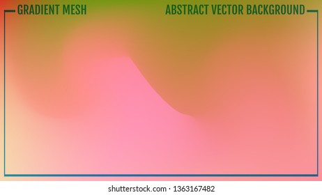 Gradient mesh abstract background. Modern screen vector design for mobile app or user interface. Business backdrop. Trendy concept for your graphic design, banner or poster