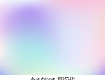 Gradient mesh abstract background. Neon holographic backdrop with gradient mesh. 90s, 80s retro style. Iridescent graphic template for brochure, flyer, poster design, wallpaper, mobile screen.