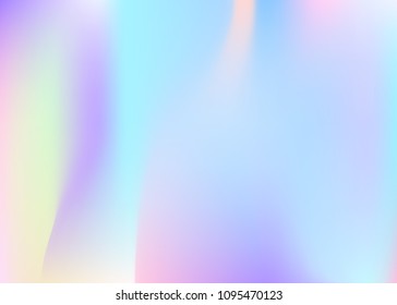 Gradient mesh abstract background. Neon holographic backdrop with gradient mesh. 90s, 80s retro style. Pearlescent graphic template for banner, flyer, cover design, mobile interface, web app.