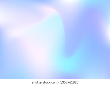 Gradient mesh abstract background. Rainbow holographic backdrop with gradient mesh. 90s, 80s retro style. Iridescent graphic template for book, annual, mobile interface, web app.
