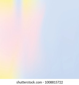Gradient mesh abstract background. Trendy holographic backdrop with gradient mesh. 90s, 80s retro style. Iridescent graphic template for banner, flyer, cover design, mobile interface, web app.