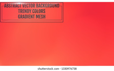 Gradient mesh abstract background. Trendy soft colors and smooth blend. Modern template with gradient mesh for screens and mobile app. Colorful fluid shapes for poster, banner, flyer and presentation.