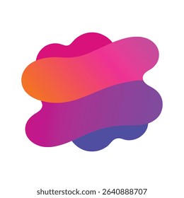 Gradient Mesh Abstract Banners in Blob Forms