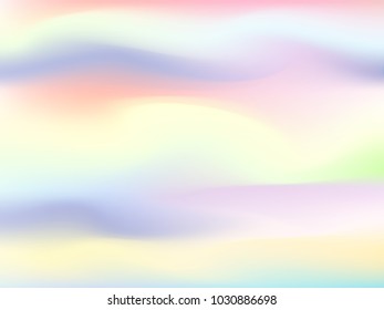 Gradient Mesh Background in Modern Style. Colorful Abstraction. Minimal Blurred Background for Cover, Presentation, Book, Card, Report, Poster, Brochure, Magazine, Wallpaper, Web Design. Hologram.