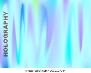 Gradient Mesh Background in Modern Style. Colorful Abstraction. Watercolor Blurred Background for Cover, Presentation, Book, Card, Report, Poster, Brochure, Magazine, Wallpaper, Web Design. Hologram.