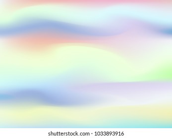 Gradient Mesh Background in Modern Style. Colorful Abstraction. Minimal Blurred Background for Cover, Presentation, Book, Card, Report, Poster, Brochure, Magazine, Wallpaper, Web Design. Hologram.