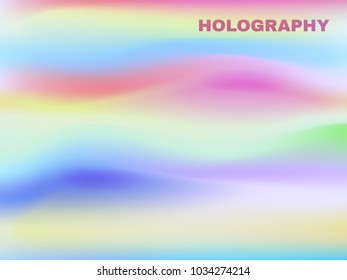 Gradient Mesh Background in Modern Style. Colorful Abstraction. Minimal Blurred Background for Cover, Presentation, Book, Card, Report, Poster, Brochure, Magazine, Wallpaper, Web Design. Hologram.