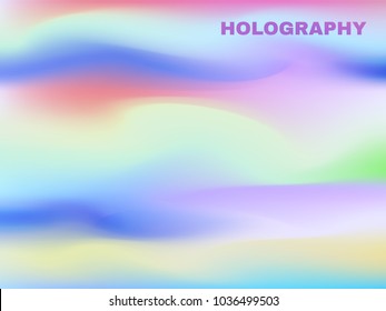 Gradient Mesh Background in Modern Style. Colorful Abstraction. Minimal Blurred Background for Cover, Presentation, Book, Card, Report, Poster, Brochure, Magazine, Wallpaper, Web Design. Hologram.
