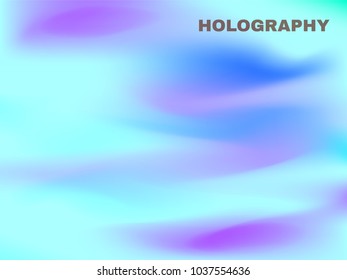 Gradient Mesh Background in Modern Style. Colorful Abstraction. Watercolor Blurred Background for Cover, Presentation, Book, Card, Report, Poster, Brochure, Magazine, Wallpaper, Web Design. Hologram.