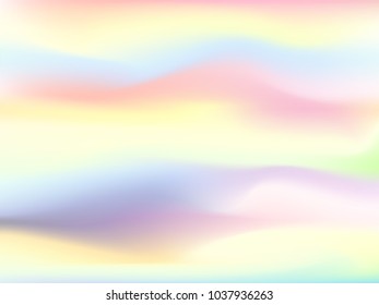 Gradient Mesh Background in Modern Style. Colorful Abstraction. Minimal Blurred Background for Cover, Presentation, Book, Card, Report, Poster, Brochure, Magazine, Wallpaper, Web Design. Hologram.