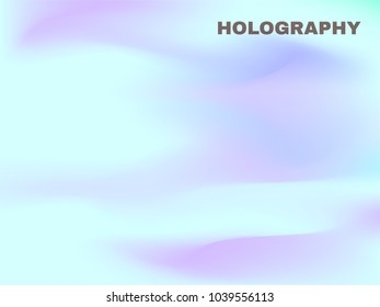 Gradient Mesh Background in Modern Style. Colorful Abstraction. Minimal Blurred Background for Cover, Presentation, Book, Card, Report, Poster, Brochure, Magazine, Wallpaper, Web Design. Holography.