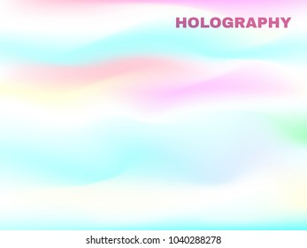 Gradient Mesh Background in Modern Style. Colorful Abstraction. Minimal Blurred Background for Cover, Presentation, Book, Card, Report, Poster, Brochure, Magazine, Wallpaper, Web Design. Hologram.