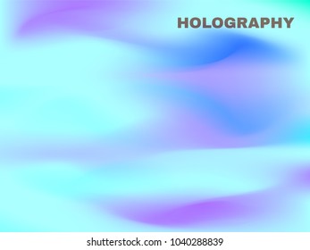 Gradient Mesh Background in Modern Style. Colorful Abstraction. Watercolor Blurred Background for Cover, Presentation, Book, Card, Report, Poster, Brochure, Magazine, Wallpaper, Web Design. Hologram.