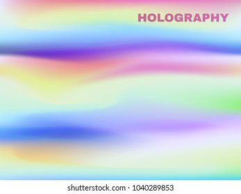 Gradient Mesh Background in Modern Style. Colorful Abstraction. Minimal Blurred Background for Cover, Presentation, Book, Card, Report, Poster, Brochure, Magazine, Wallpaper, Web Design. Hologram.